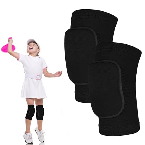 Knieschützer für Kinder, Knieschoner Tanzen Kinder,Verdickter Schwamm Volleyball Knieschoner,Anit-Slip Sport Kniebandage Jugend Mädchen,Elastische Weiche Knieschützer für Tanz Yoga Laufen Klettern