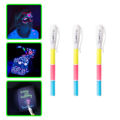 SPOOKEYZ Ispy Geheimstift Mit UV Licht Spionagestift Zauberstift (3 Stück)