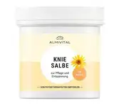 ALMIVITAL Kniesalbe | Entspannung für strapazierte Knie und beanspruchte Hautpartien | Massagecreme Physiotherapie | Knie Creme mit Arnika | 250ml