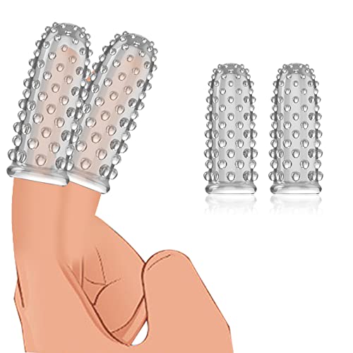 Fingerhüllen 2-er Set,Sexfinger Ticklers Penishülle Fingerspitze,Vorspiel Finger Penis Sleeve für Sie Klitoris Stimulation und G-punkt A-Punkt,Sex Spielzeug für die Männer Frau Paare Extrem Sex