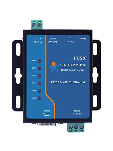 PUSR RS232 RS485 Modbus RTU zu Modbus TCP Gateway Seriell zu Ethernet Konverter USR-TCP232-410s