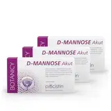 BOTANICY D-Mannose + Cranberry Akut - Bei Blasenentzündung & Harnwegsinfektion - PROCISTIN® D-Mannose-Pulver mit Cranberryextrakt - inkl. Löwenzahn, Kürbissamen, Vitamin C, L-Methionin - 36 Sticks