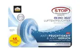 Pattex AERO 360° Neutral Tabs Nachfüllpack (4er-Pack), reduzieren Feuchtigkeit und schlechte Gerüche, Nachfülltabs für den Luftentfeuchter AERO 360°