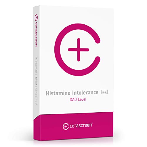 Histamin-Intoleranz Test Kit von CERASCREEN – Histamin-Unverträglichkeit einfach von Zuhause per Selbsttest bestimmen | Diaminoxidase-Wert (DAO) I Zertifiziertes Labor I Detaillierter Ergebnisbericht