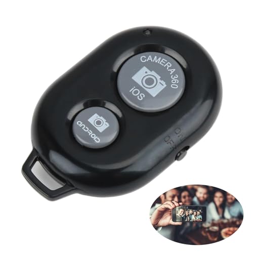 Bluetooth Fernbedienung, Handy Auslöser Bluetooth Selfie Remote Control, Universal Handy Kamera Auslöser, Fernauslöser Selbstauslöser Fernbedienung Kompatibel mit iOS & Android, Ideal für Selfies