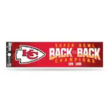 Rico Industries NFL Football Kansas City Chiefs Back to Back Champs