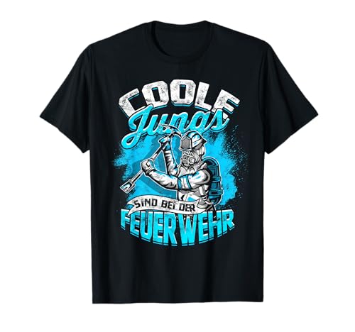 Feuerwehrmann Jugendfeuerwehr Freiwillige Feuerwehr Kinder T-Shirt