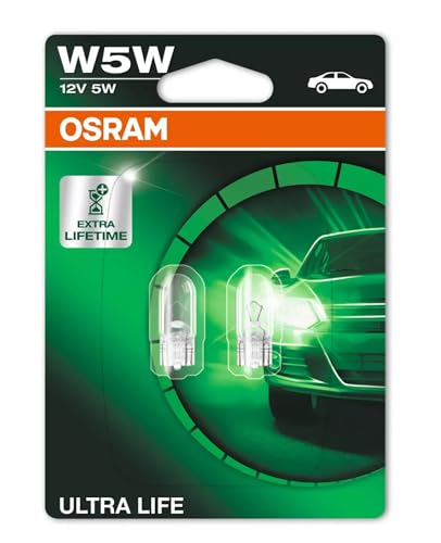 Osram ULTRA LIFE, W5W, Doppelblister, 2 Lampen, white