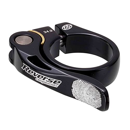 Reverse Long Life Sattelklemme mit Schnellspanner 34.9mm schwarz