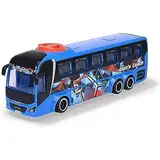 Dickie Toys - Spielzeug-Bus Man (blau) – lenkbarer Reise-Bus (26,5 cm) zum Spielen für Kinder ab 3 Jahren, Spielzeugauto mit Lenkung & Türen zum Öffnen