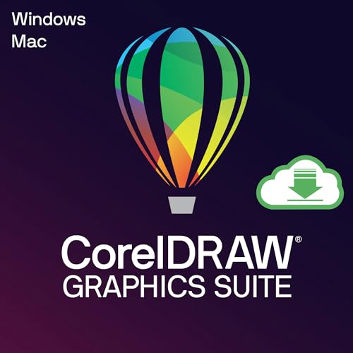 CorelDRAW Graphics Suite 2024 | Grafikdesign-Software für professionelle | Anwender Vektorillustration, Layout und Bildbearbeitung | Graphics Suite | 1 Gerät | 1 Benutzer | Aktivierungscode per Email