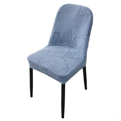 Hasaller Elastische Stuhlhussen aus Polyester, für Esszimmer, Hochzeit, Hotel, Kongresszentrum, Dekoration, Sesselbezug, 60 cm Länge, Hellblau, 1227853422