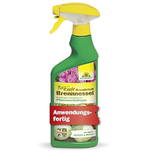 Neudorff BioKraft Grundstoff Brennnessel – Anwendungsfertiges Spray zur Abwehr von Schädlingen an Obst, Gemüse und Zierpflanzen, 500 ml