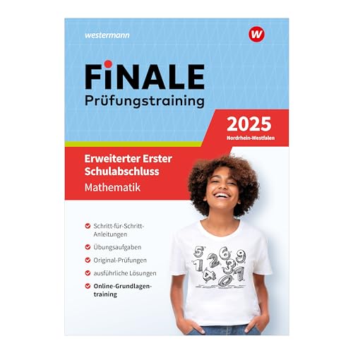 FiNALE Prüfungstraining Erweiterter Erster Schulabschluss Nordrhein-Westfalen: Mathematik 2025 Arbeitsbuch mit Lösungsheft