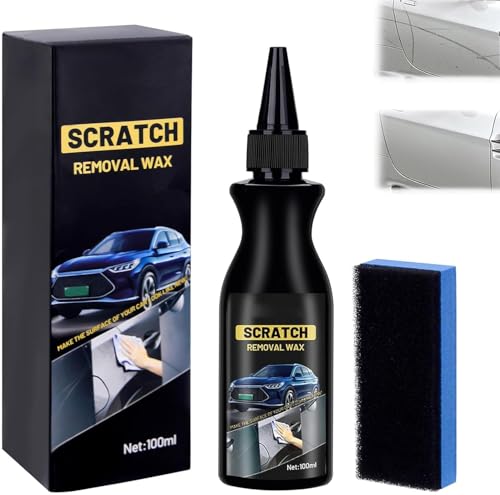 Kratzer Entferner Auto, Schneller Kratzerentferner Paste mit Anti-Kratzer Schutz, Autolack Reparatur Polieren Paste, Entfernt Kratzer Effektiv, für Auto Verschiedene Oberflächen