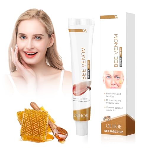 Bienengiftsalbe, Professionelles Botoxmix Creme, Bienengift Creme Anti Falten, Botoxmix Bienengift Gegen Falten für Gesicht und Hals, Bee Cream Feuchtigkeitscreme für alle Hauttypen