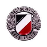 Deutschland Flagge Pin Eiche Blätter Brosche Vintage schwarz deutschland Abzeichen Deutsche Schmuck Männer Patriot Geschenk