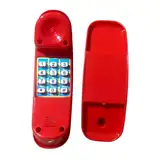 F Fityle Telefon für Schaukel, Spielzeugtelefone für Kinder, Geräusche Interaktives Kinderhandy für Spielplatz Garten Telefon, Pädagogisches Telefonspielzeug Telefon für Jungen Mädchen, Rot