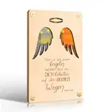 Xinkfir Taufgeschenke für Jungen und Mädchen, Geschenk Taufe Karte aus Holz im Kleinforma - Coole Geldgeschenke für Konfirmation, Kommunion, Jugendweihe, Taufe - Geld Geschenke Verpackung (Holzfarbe)