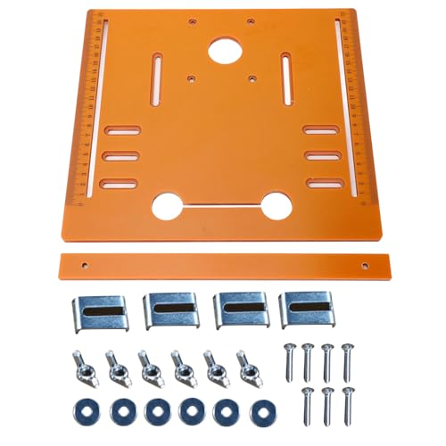 Schneidemaschinen-Grundplatte, 27,9 X 24,9 Cm, Große Abdeckplatte, 10,2 Cm Große Kreissägen-Führungsschiene, Bodenplatte für Trimmerschneider