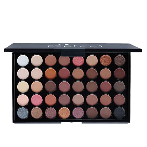 Qing beauty palette 40 Farben hochpigmentierte Nudes Warme Natürliche Matte schimmern kosmetische Lidschatten Palettenpulverpalette Make up palette