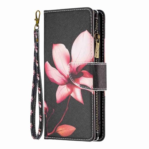 Beddouuk Hülle Case für Google Pixel 6 Pro,Premium PU Leder Brieftasche Handyhülle Flip Case Cover Klapphülle Handytasche Schutzhülle Handy Hüllen für Google Pixel 6 Pro,Blume