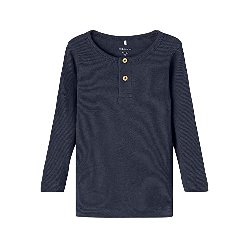 NAME IT Jungen Langarm Shirt Nmmkab Ls Top Noos, Dark Sapphire, 116