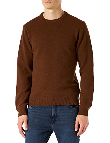 Casual Friday Herren Karl Crew Neck Bounty Knit Pullover, 1810271/Bison Melange, S