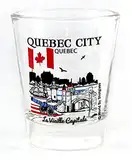 Quebec City Quebec Canada Great Canadian Cities Schnapsglas