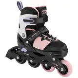 Kinder Inliner Verstellbar für Mädchen und Jungen - Inline-Skates Größenverstellbar - 4 Rollen aus PU - ABEC7 Kugellager - SPOKEY Trixie (Rosa, 39-42)