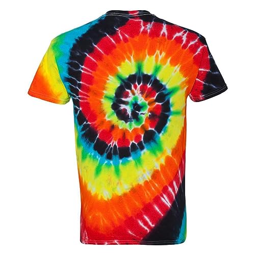 Unisex Batik T-Shirt 'Swirl' | Batik Shirt mit verschiedenen Mustern | Kleidung Damen Herren aus Baumwolle | Tshirt Batik Design | T-Shirts Lose Casual | Sport Shirt | Große Größen S - 5XL