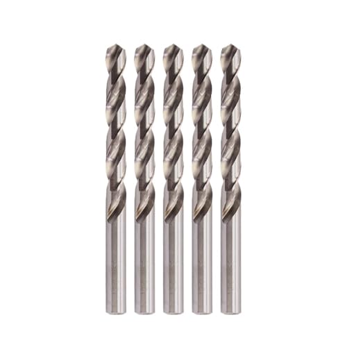 5 Stück Reibahlenschneider, CNC-Endreibahlen-Bits 1,0 2,0 2,1 2,3 2,4 2,5 2,6 mm ~ 13 mm, titanbeschichtetes HSS-gedrehtes Werkzeug mit geradem Schaft(2.3mm)