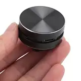 Yunseity Bluetooth-Lautsprecher, Knochenleitungslautsprecher, Stereo-Bass-Bluetooth-Duschlautsprecher, Wasserdicht, Unterstützt FM-Radio, für Reisen, Camping, Dusche (Black)