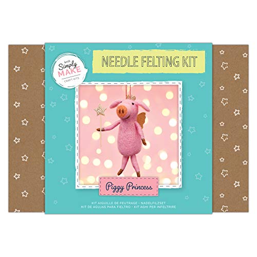 Simply Make DSM 106059 Piggy Princess Craft Kit, Wolle, Nicht Zuttreffend, One Size