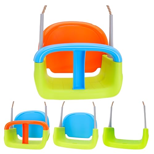 Toyland® 3-in-1-Schaukelsitz für Kinder mit verstellbarem Seil – Spielplatz, Klettergerüst, Spielgeräte & Baumbefestigungen – Ab 2 Jahren