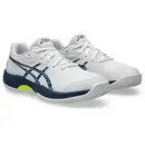 Asics Gel-Game 9 GS Clay/OC Sneaker, White Restful Teal, 36 EU