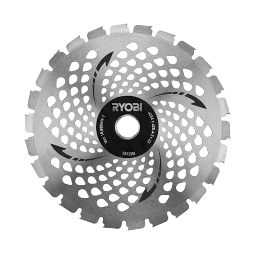 RYOBI Sägeblatt mit 26 Zähnen Ø 25 cm (Wird mit dem RAC168 verwendet) für Motorsensen auf Akku RY18BCX26A & RY36BCX30A - RAC167