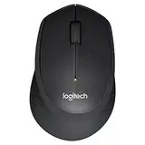 Logitech M330 Silent Plus kabellose Maus, Schwarz