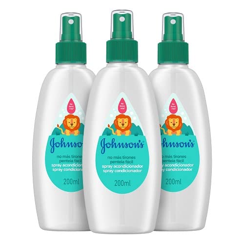 Johnson's Baby No Longer Straight Sprühbalsam für Kinder, 3 x 200 ml