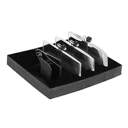 Brillenlupenclip, Brillenlupenclip auf, EIN Lupenclip mit Kunststoffetui für Brillen, Wimpernbrillenlupe mit Licht, 1,5 x 2,5 x 3,5 cm