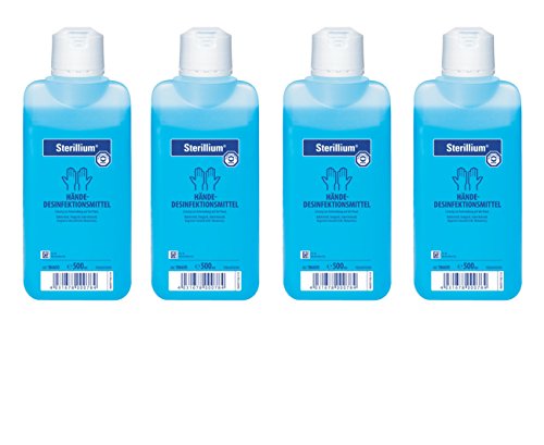 4x 500ml Flasche Sterillium Hygiene Händedesinfektion Desinfektionsmittel ohne Zubehör