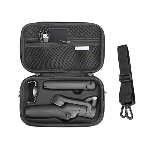 Uvafly OM 6 Tasche, tragbare Aufbewahrungstasche aus PU-Leder mit Schultergurt, Reisetasche für DJI OSMO Mobile 6 Gimbal Stabilizer Zubehör