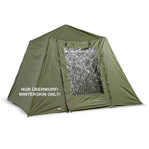 Lucx® Winterskin Überwurf Overwrap Skin für Lucx Marder Angelzelt Karpfenzelt Bivvy