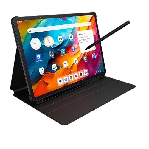 TCL NXTPAPER 14 + Flip Case + T-Pen - Tablet Wi-Fi Display NXTPAPER 14 Zoll 16GB RAM (8GB + 8GB RAM Expansion) 256GB ROM Akku 10000mAh Fast Charge 33W - Ladegerät + Cover und Eingabestift, Grau