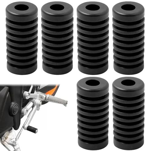 Tokaneit Motorrad Schalthebel Schutzhülle,Motorrad Gummi Schalthebel Abdeckung,Motorrad Schalthebelabdeckung,Rutschfeste Gummi Schalthebelabdeckung,Universelle Schalthebelabdeckung 6 Stück Schwarz