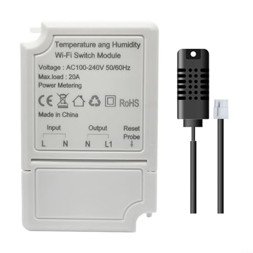 WiFi Smart Temperatur- und Luftfeuchtigkeitskontrollmodul für Gewächshausnutzung, Fernbedienung mit gemeinsamem Zugriff über App