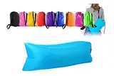 C.R. Wasserdichtes aufblasbares Sofa, Luft Sofa,Luft Couch, mit Integriertem Kissen, tragbares aufblasbares Sofa, aufblasbares Outdoor-Sofa Fuer Camping, Park, Strand, Hinterhof