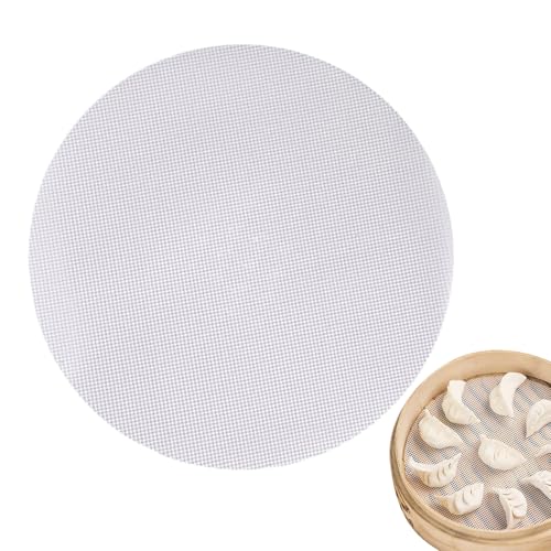 Dampferpapier, Dampfer Liner,Dampfpapier mit Nicht-Stick-Papier für Dampfer - Ofenzubehör, Luftfritteusenkocher Matten, wiederverwendbares Dim -Sum -Netz für, Dim Sum, Reis, Fisch