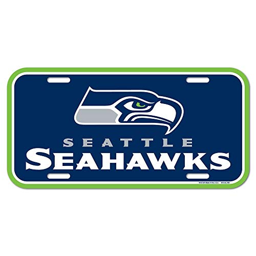 NFL Seattle Seahawks Nummernschild, Team-Farbe, Einheitsgröße