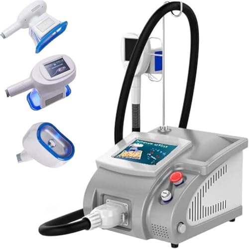 GYDUHYE Cryolipolysis Fetteinfrieren Körper Abnehmen Lipolyse Maschine mit 3 Griffen, Cellulite Entfernung Massagegerät, Körper Cryo Fett Freeze für Körperformung